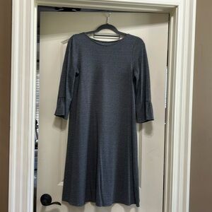 J.Jill black and white knit dress in small.